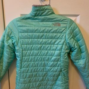 North face reversible Mossbud swirl Jacket